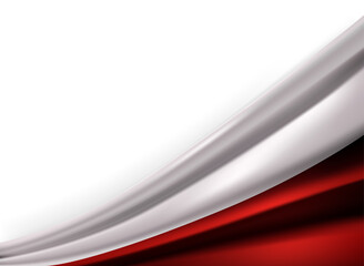 Flag of Poland. 
