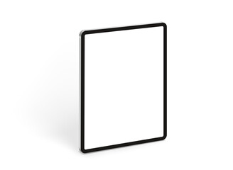 Modern tablet computer in perspective with blank screen.