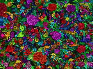 Botanical Digital Drawing and Painting Series 1