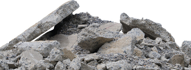 Ruin rubble, broken. - 527360761