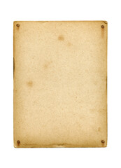 nailed blank vintage poster