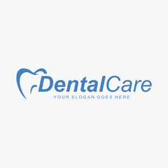 Simple creative dental clinic logo