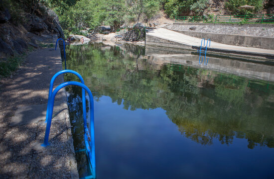 Vadillo Natural swimming pool, Losar de la Vera, Spain