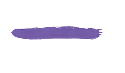 Purple watercolor brush stroke