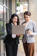 Team of Asian businessmen working in the office with documents on their desks. Planning to analyze financial reports business plan investment financial analysis concept