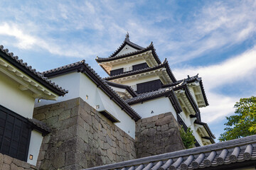 Fototapeta na wymiar 福島県 白河小峰城の風景