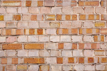 Bricks and masonry, detailed texture shot of brickwork