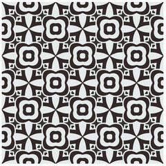 Design seamless monochrome geometric pattern. Abstract background. Vector art.Perfect for site backdrop, wrapping paper, wallpaper, textile and surface design. 