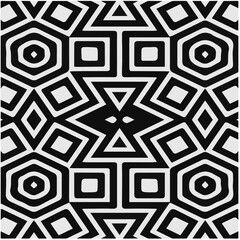 Design seamless monochrome geometric pattern. Abstract background. Vector art.Perfect for site backdrop, wrapping paper, wallpaper, textile and surface design. 