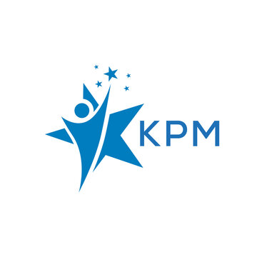 KPM Letter logo white background .KPM Business finance logo design vector image in illustrator .KPM letter logo design for entrepreneur and business.
