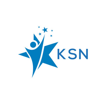 KSN Letter logo white background .KSN Business finance logo design vector image in illustrator .KSN letter logo design for entrepreneur and business.
