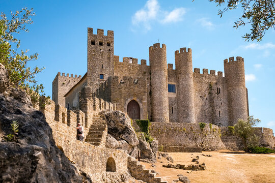 Portugal, Obidos, Ancient castle fortress