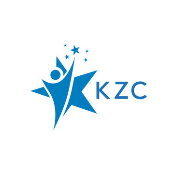 KZC Letter logo white background .KZC Business finance logo design vector image in illustrator .KZC letter logo design for entrepreneur and business.
