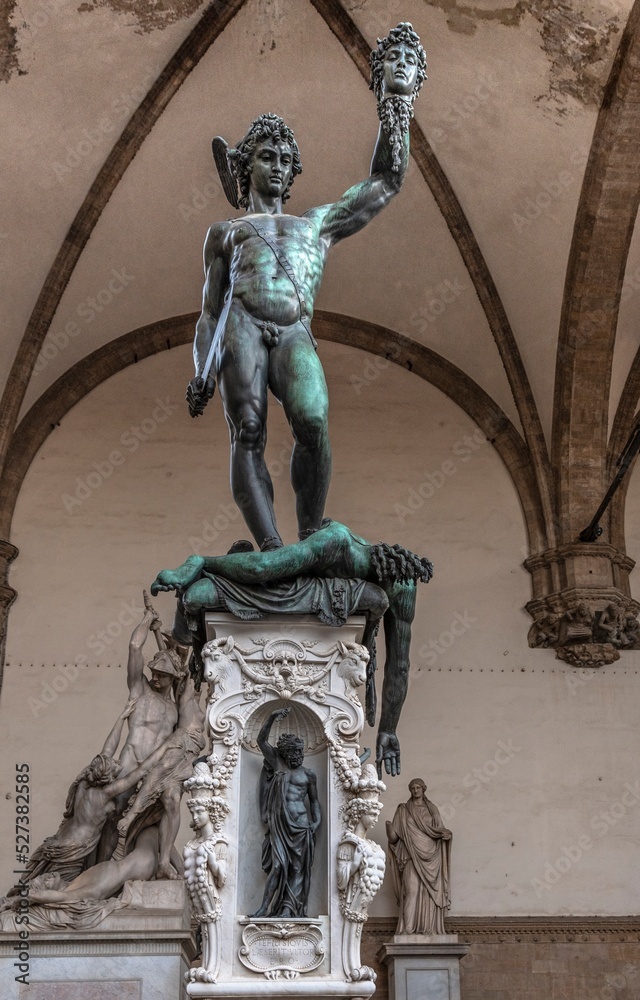 Wall mural Perseus statue in Florence