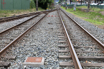 Fototapeta premium Vías de tren