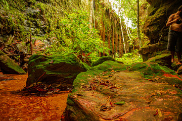 Fototapeta na wymiar Sussuapara Canyon at Jalapão, Brazilian Savannah, Brazil