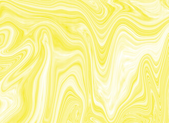 high resolution. fluid painting in the technique of alcohol ink, a mixture of yellow and white paints. Imitation of marble stone faceting