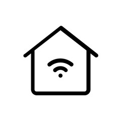 smart home line icon