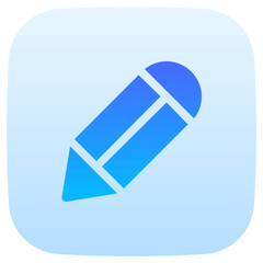 pencil flat gradient icon