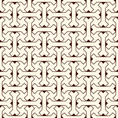 Tribal wallpaper. Seamless image. Ethnic ornament. Folk pattern. Geometric backdrop. Mosaics motif. Grid background. Digital paper. Textile print. Abstract web design