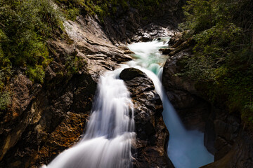 Fototapeta na wymiar Krimml Waterfalls in the High Tauern National Park, Austria