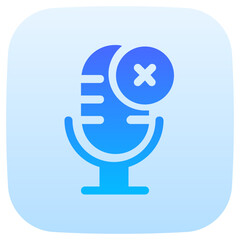 Obraz premium remove flat gradient icon