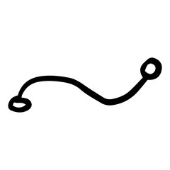 doodle pointing line