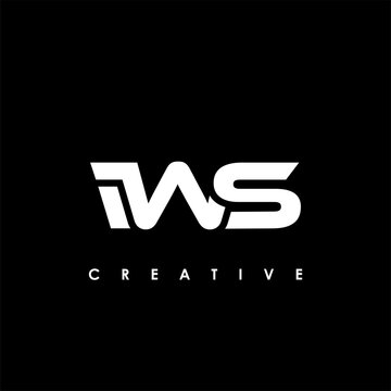 IWS Letter Initial Logo Design Template Vector Illustration