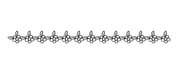 floral border divider
