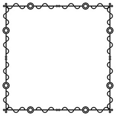 art geometric square frame
