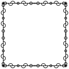 art geometric square frame
