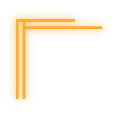 neon line border corner
