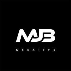 MJB Letter Initial Logo Design Template Vector Illustration