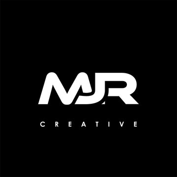 MJR Letter Initial Logo Design Template Vector Illustration