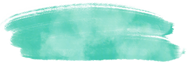  Aqua watercolor splash and brush stroke for decoration.