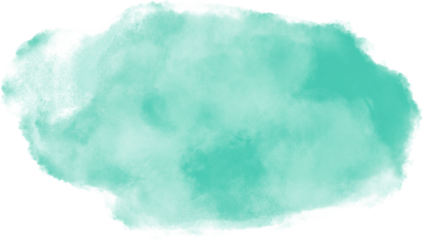  Aqua watercolor splash and brush stroke for decoration.