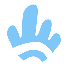 colorful doodle shape
