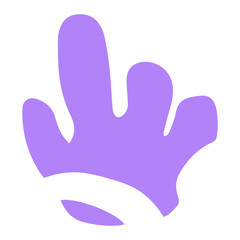 colorful doodle shape
