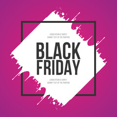 Black friday social media banner template