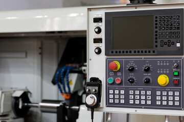 control panel of CNC cylindrical grinding machine