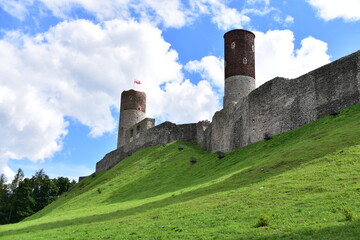 Zamek, Krolewski, w, Checinach, wieza, architektura, budowa,  © Albin Marciniak