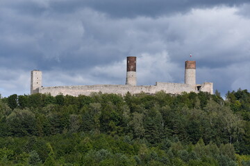 Zamek, Krolewski, w, Checinach, wieza, architektura, budowa,  © Albin Marciniak