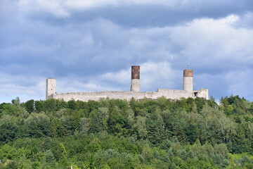 Zamek, Krolewski, w, Checinach, wieza, architektura, budowa,  © Albin Marciniak