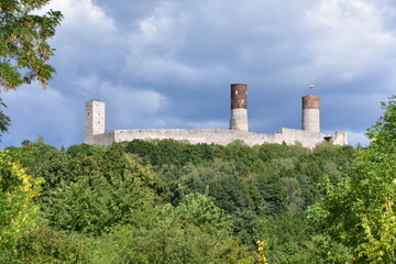 Zamek, Krolewski, w, Checinach, wieza, architektura, budowa,  © Albin Marciniak