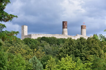 Zamek, Krolewski, w, Checinach, wieza, architektura, budowa,  © Albin Marciniak