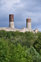 Zamek, Krolewski, w, Checinach, wieza, architektura, budowa,  © Albin Marciniak