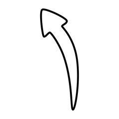arrow line icon
