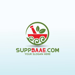 Supplement company vector Logo design
