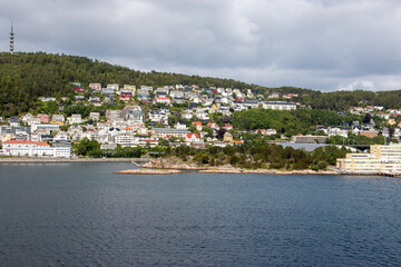 Fototapeta na wymiar Ålesund in Møre og Romsdal in Norway (Norwegen, Norge or Noreg)