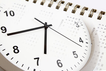 Clock and calendar